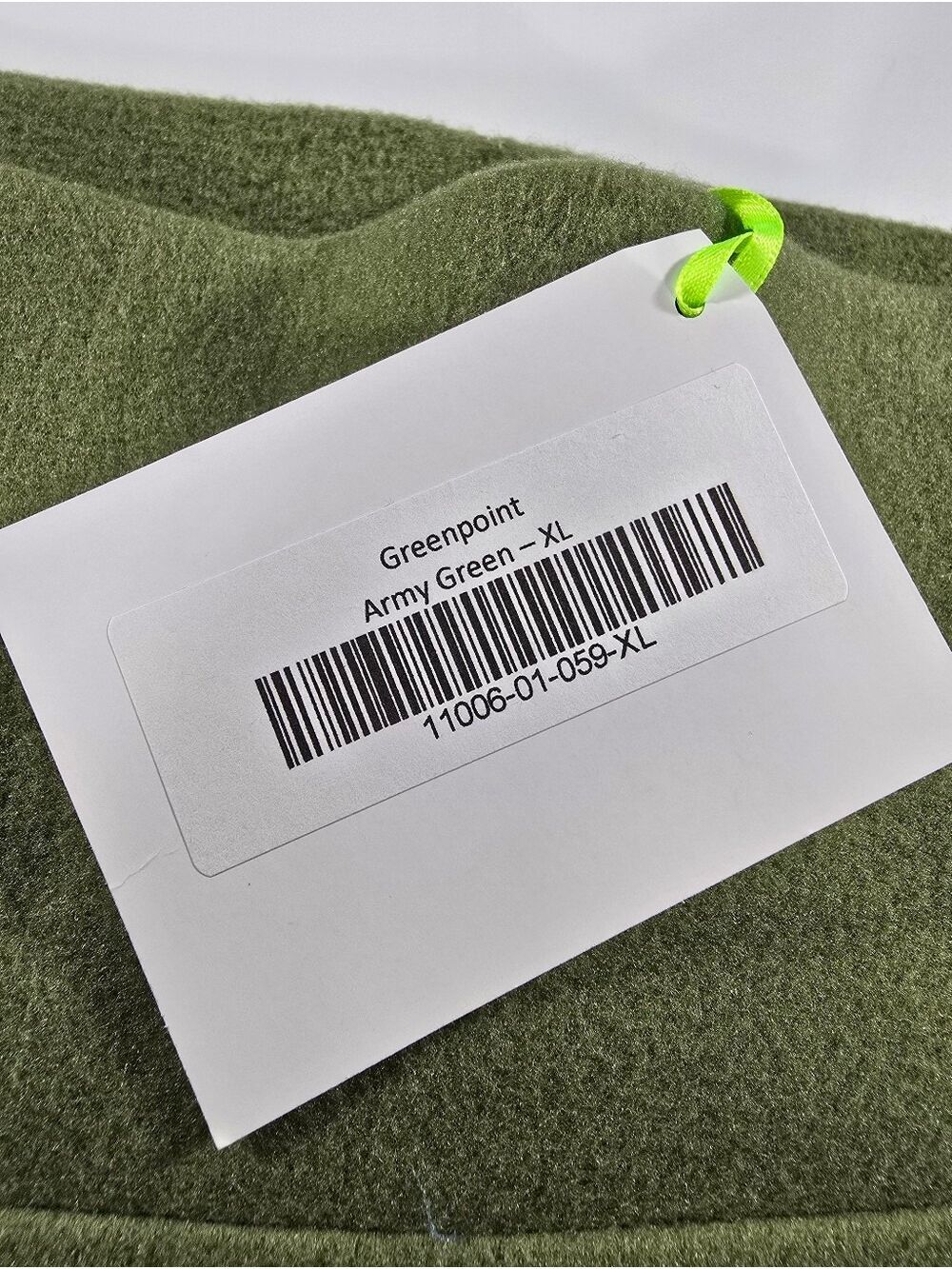 NEW Dudley Stephens Greenpoint Turtleneck Sweater Fleece Pullover Army Green XL - Picture 3 of 10